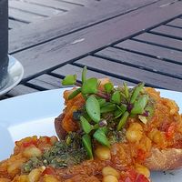 Chakalaka Beans on Toast at Aunty Sophie in Stellenbosch