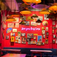 Interiors at Ping's Café Orient in Mumbai