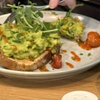 Avocado toastt  at Cafe Neuk  in Stonehaven