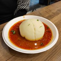 Fufu with mafé  at Kilimanjaro African Food in Dortmund