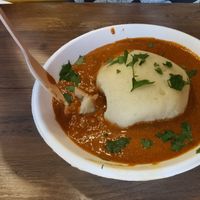 Fufu mit Mafé für 8,50 Euro at Kilimanjaro African Food in Dortmund