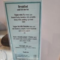 Card at The Lighthouse Cafe in Galway