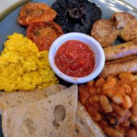 Full vegan breakfast at The Lighthouse Cafe in Galway