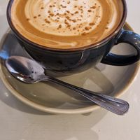Gingerbread spice latte at The Lighthouse Cafe in Galway