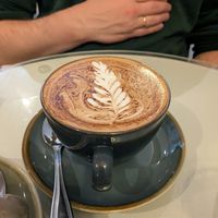 Cappuccino at The Lighthouse Cafe in Galway