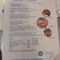 Lunch menu 06/2025 at The Lighthouse Cafe in Galway