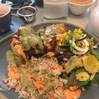 Brokkoli cauliflower pakora  at The Lighthouse Cafe in Galway