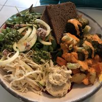 Hummus Salad at The Lighthouse Cafe in Galway