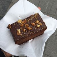 Vegan brownie 4,50€  at The Lighthouse Cafe in Galway