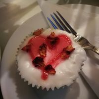 Almond rhubarbe bakewell. Just the best cake ive ever eaten. at The Lighthouse Cafe in Galway