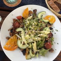 Salat mit Pilzen  at Daheim in der Affentor Schänke   in Frankfurt