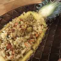 pineapple fried rice  at Shisho's 2 in Koh Tao