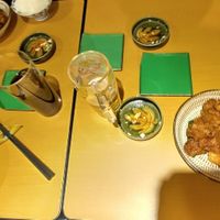 The karage is very tasty at Vegan Izakaya Nowhere in Tokyo
