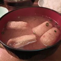Miso soup. at Vegan Izakaya Nowhere in Tokyo