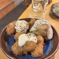 Karaage  at Vegan Izakaya Nowhere in Tokyo