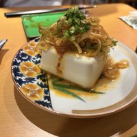 leek + tofu  at Vegan Izakaya Nowhere in Tokyo