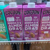 Almond milk at Nothofagus Almacén de Alimentos Naturales in Chubut