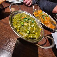 Spinach curry at Mohan Dish in Sapporo