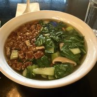 Pho with vegan steak  at Lotus Moon Vegan Pho in Boulder