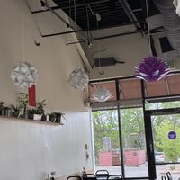 Lovely, relaxing decor  at Lotus Moon Vegan Pho in Boulder