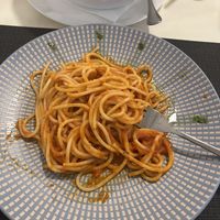 Spaghetti pomodoro  at Mani in Pasta in Benidorm