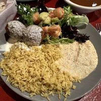 Falafel Platter at Mediterranean Cafe in Madison