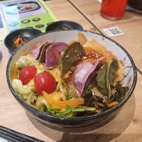 Vegan gyoza bowl at Mama Gyoza in Dusseldorf