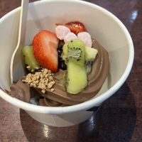 Have a hard time not going the chocolate base   at Yo-Chi  in Upper Mount Gravatt