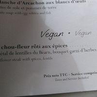 Le chou fleur rôti at Hôtel Ha(a)ïtza in La Teste-de-buch