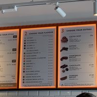 Menu  at Hotel Chocolat  in Chichester