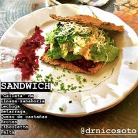 Pan esenio at La Fraternal in Santiago