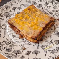 Vegan lasagnea  at Cor del Pilar in Valencia
