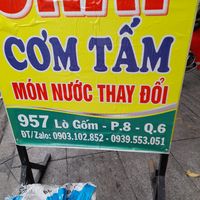 Sign at Co Tâm Chay in Ho Chi Minh City