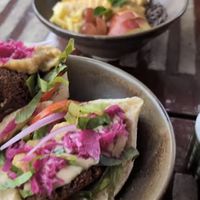 Beetroot falafel pita   at Chạm Bakery Cafe in Ninh Binh