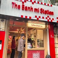 Restaurant front   at The Bahn Mi Station in Hanoi