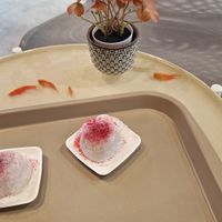 Raspberry and lychee mochi at NCE - Mochi Coffee - T2 in Nice