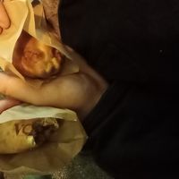 Empanadas. (Abaixo a vegana criolla-VC-. Criolla, non sei por que aínda). at El Trébol in Santiago De Compostela