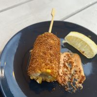 Elote (one missing I ate it sorry)   at Hotel Mexico in Yarraville