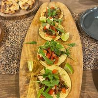 Tacos at 22 Brasas Bar in Guadarrama