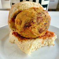 Jumbo Vada Pav at Mumbaikar's - Studio City in Dubai