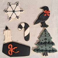 sugar cookies at Black Heart Vegan Patisserie - Market Pop-up in Vancouver