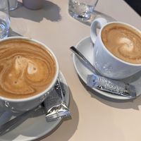 cappucchinos with soy milk  at Pinsel & BOHNE in Mainz