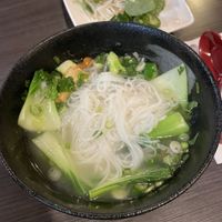 Vegan tofu pho  at Lotus Restaurant  in Menlo Park