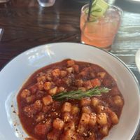 Vegan and gluten free gnocchi   at Rosmarino in Newberg