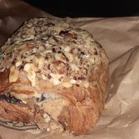 Hazelnut pain au chocolat #Veganuary at Lui's By The Park in Tynemouth