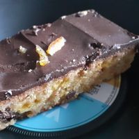 Chocolate orange slice #Veganuary at Lui's By The Park in Tynemouth