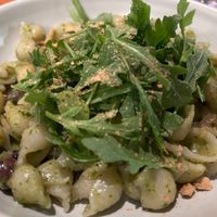 Kale and spinach pesto pasta  at 1154 Pastaria in Wellington