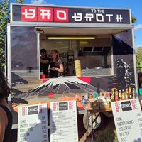 Mobile food trailer at Bao To The Broth in Hereford