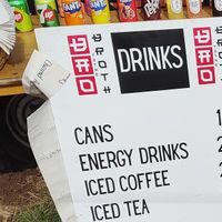 Plenty of cold drinks available at Bao To The Broth in Hereford