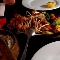 Rebosado - Tofu at Larry's Bar & Restaurant in Luebeck